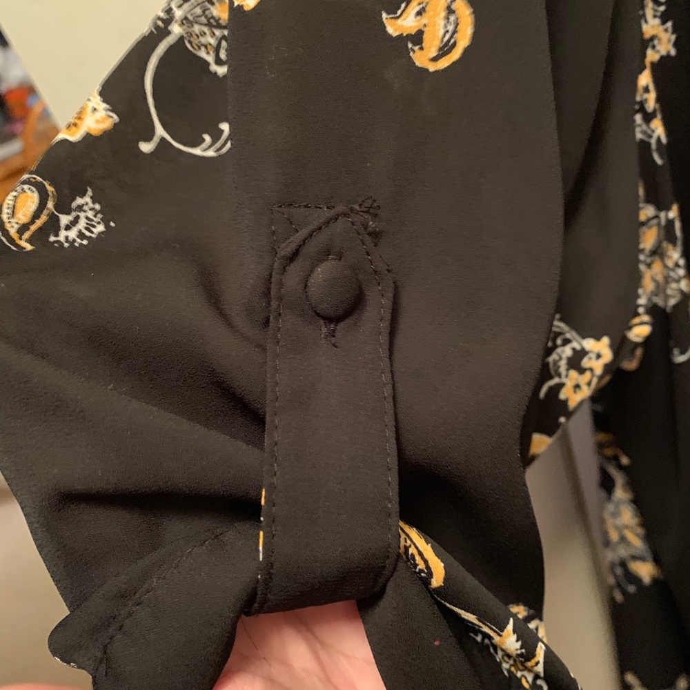Torrid 3/4 sleeve paisley blouse